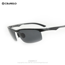 Cramilo 2018 Aluminio Magnesio UV400 Gafas de sol Hombres Gafas de sol polarizadas Gafas de sol de aluminio